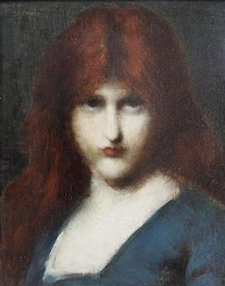 After Jean-Jacques Henner, (French, 1829-1905), Portrait of a Girl