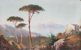 Gioacchino La Pira, (Italian, 1839-1870), Capri da Massa