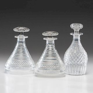 English Cut Glass Decanters