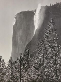 Ansel Adams, El Capitan Fall, Yosemite National Park, California, 1952