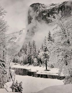 Ansel Adams, El Capitan, Winter, Yosemite National Park, California, 1948