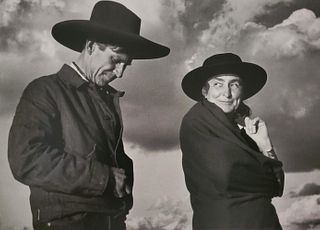 Ansel Adams, Georgia O'Keefe and Orville Cox, Canyon De Chelly National Monument, Arizona, 1937