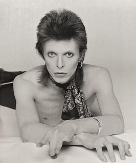 Terry O'neill, David Bowie photographed for the Diamond Dog album cover, circa 1974