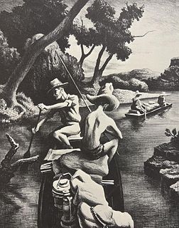 Thomas Hart Benton, Down The River, 1939