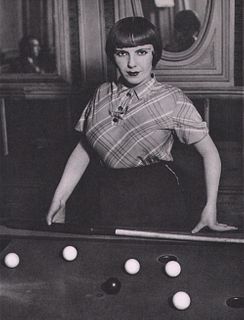 Brassai, Girl, Playing Snooker, Montmartre, 1933