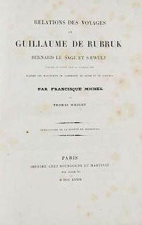 Michel, Francisque / Thomas Wright
Relations des voyages de Guillaume de Rubruk Bernard le Sage et Saewulf. Publiées et enti