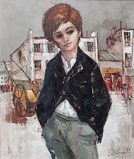 Albert Locca, (Swiss, 1895-1966), Young Boy, 1961