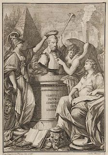Spampani, Giambattista u. Carlo Antonini
Il Vignola illustrato. Mit 1 gestoch. Frontispiz, 1 gestoch. Titelvignette, 1 gestoc
