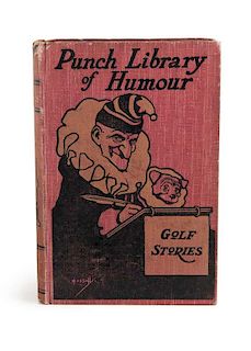 Mr. Punch's golf stories told by his merry men. Mit Frontispiz, Titelzeichn. u. 135 teils ganzs. Illustrationen (Karikaturen)