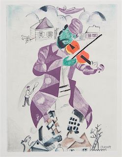 Marc Chagall, (French/Russian, 1887-1985), The Green Violinist