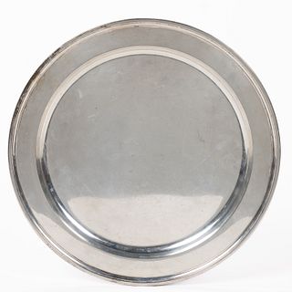 TIFFANY & CO. STERLING SILVER ROUND TRAY