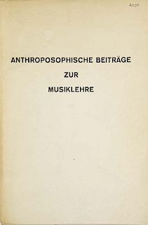 Lange, Anny von
Typoskript 'Goetheanismus in der Musik.' in 5 Teilen. Mit zahlreichen Notenbeispielen und Textillustrationen.
