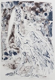 Misch Kohn  , (American, 1916-2002), Long Beaked Bird, 1970