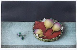Tomoe Yokoi, (Japanese, b. 1943), Onion Still Life