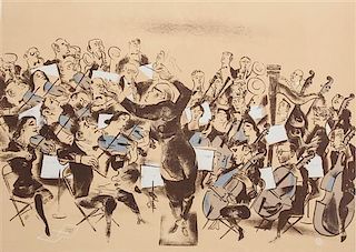 William Gropper, (American, 1897-1977), Orchestra