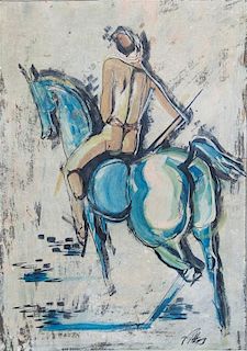 Robert Ritter  , (American, 20th century), Horse and Rider, together with two other works