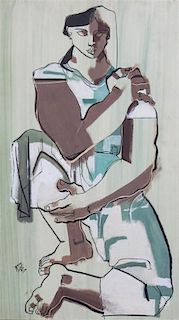 Robert Ritter  , (American, 20th century), Cubist Portrait