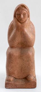 Henry Schonbauer Terracotta Figurative Sculpture