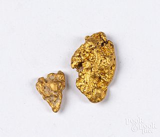 Two gold nuggets