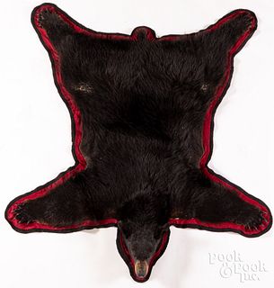 West Virginia black bear rug