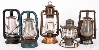 Five lanterns