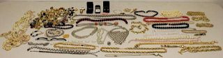 JEWELRY. Large Grouping of Costume and Sterling.