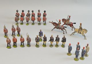 Collection of Britain's Soldiers  to include Britain's Egyptian Infantry 1901  x 5, Sussex Regiment Soldiers 1903 x 7, Bengal