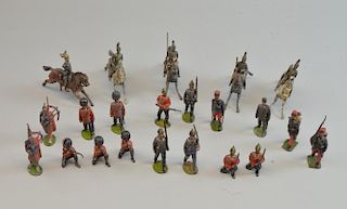 Collection of Britain's Soldiers to include Royal Marine Artillery x 3,  French Foreign Legion x 3, Worcester Regiment x 3, 2