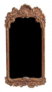 A Pair of George III Style Mirrors, Height 44 x width 23 inches.