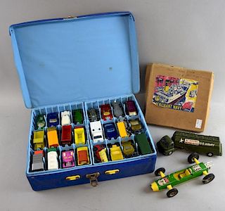 Quantity of play worn die-cast and other models,