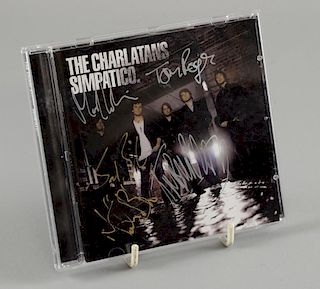The Charlatans ﾒSimpaticoﾒ CD album signed by all 5 members on the 2006 album.