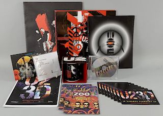 U2 - ZOO TV remastered promo version, two ZOO TV promo packs, Live from Mexico promo CD, Go Home promo sampler CD, U2-3D cine