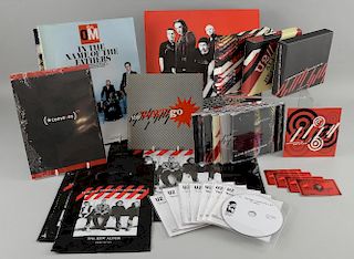 U2 - How To Dismantle an Atomic Bomb promo itemsﾑVertigo' 7 inch single, 12 inch shop promo card double sided, special edit