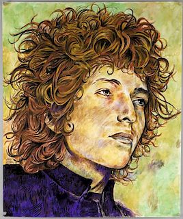 Bob Dylan - Original preparatory artwork by John Judkins for the poster 'I Was Lord Kitchener's Valet', signed & dated '69', 