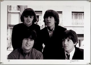 Roger Kasparian (b.1938) The Beatles, ca. 1965, Gelatin silver print, printed later, signed & numbered 2/10 in black ink in t