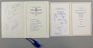 Golf Memorabilia: An autographed menu from the 'World Match Play Championship Dinner, 1973' held at Wentworth Golf Club, sign