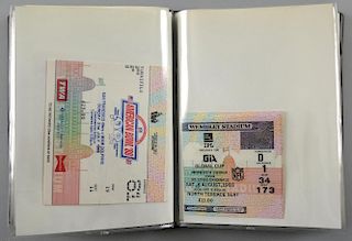 Sporting Memorabilia: A large collection of tickets and ticket stubs 1960s-2000s relating to a variety of competitions, the m