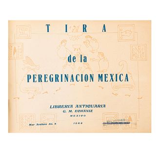 Tira de la Peregrinación Mexica. Bibliografía, Descripción e Interpretación. México: Librería Anticuaria G. M. Echaniz, 1944.