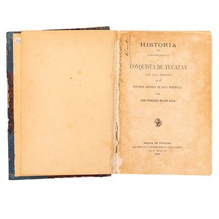 Molina Solís, Juan Francisco. Historia del Descubrimiento y Conquista de Yucatán. M{érida de Yucatán: 1896.