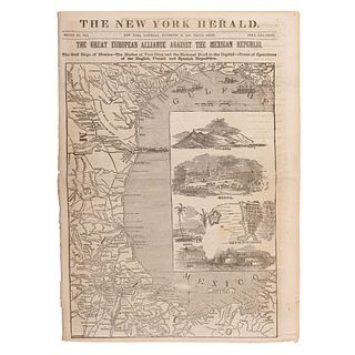 The New York Herald. The Great European Alliance Against the Mexican Republic. New York: Saturday, November 30, 1861.