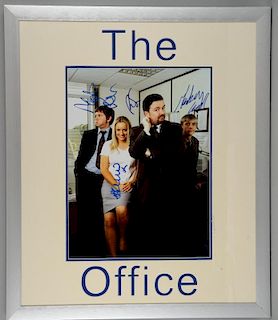 TV - The Office signed photograph, framed, 19 x 23 inches