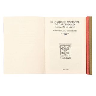 Chávez Rivera, Ignacio. El Instituto Nacional de Cardiología Ignacio Chávez. México: Editorial Médica Panamericana, 1999. Piezas: 3.