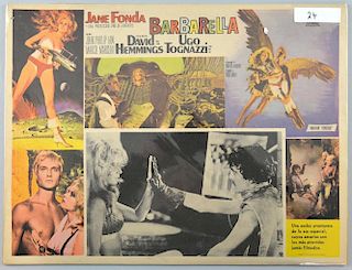 Barbarella (1968) Mexican lobby card, starring Jane Fonda, Paramount, 12.5 x 16.5 inches