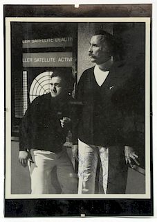 John Belushi (1949-1982) Black & white photograph signed 'Chris you are the best in the big John Belushi 2nd best', 10 x 8 in