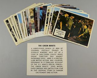 Front of house cards including The Green Berets (8), The Heroes of Telemark (8), Kramer Vs. Kramer (8), Figures in a Landscap