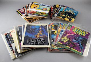 Collection of comics & magazines, Star Wars, Judge Dredd & Horror including Star Wars 20th Anniversary, Star Wars special edi