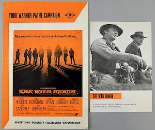 The Wild Bunch (1969) UK Exhibitorsﾒ Campaign Book with insert