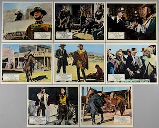 For a Few Dollars More (1965) 8 British Front of House cards, 10 x 8 inches (8)