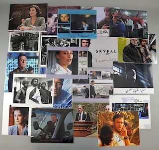 James Bond: A collection of 20 autographs, each a signed 10 x 8 still featuring the actor with corresponding signature, signa