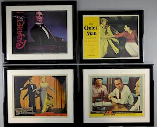 Film Memorabilia: 4 Lobby Cards, titles including; The Quiet Man (no. 8), Pal Joey (no. 7), 12 Angry Men (no. 4) and Cabaret 